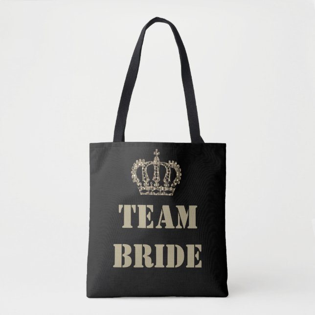 Bolsa tote de Team bride para despedidas de solter (Anverso)