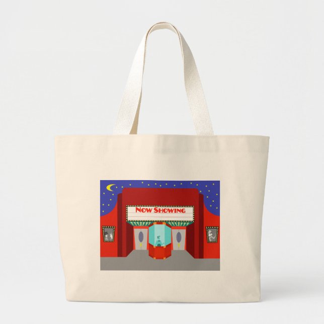 Bolsa Tote de Teatro de Cine Retro (Frente)
