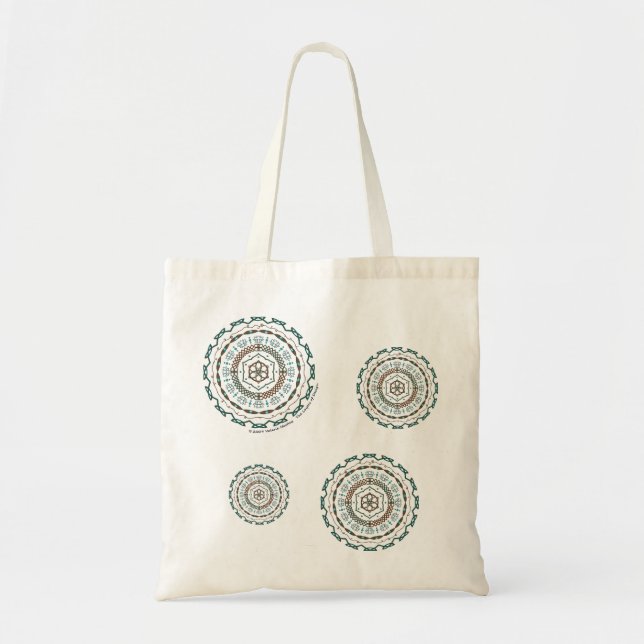 Bolsa tote de tejido de loto (Frente)