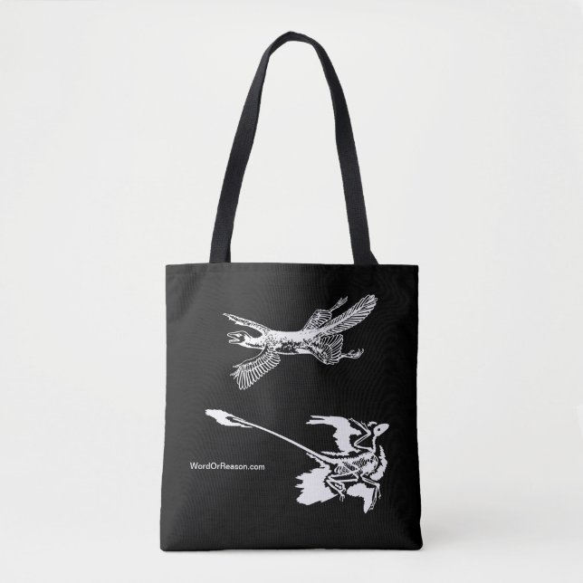 Bolsa Tote de 'Tetrapteryx' y Microraptor (Anverso)