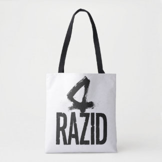 Bolsa tote de tipografía de pincel mínima RAZID –
