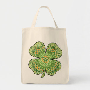 Bolsa tote de trébol celta
