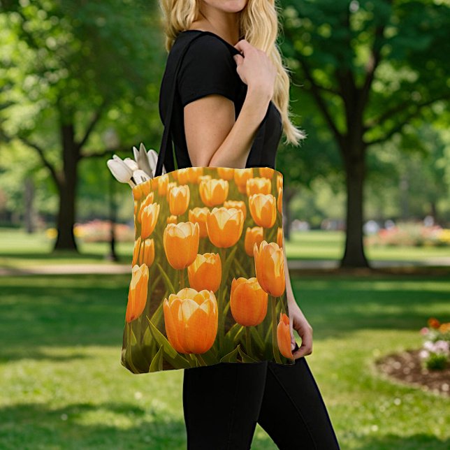 Bolsa tote de tulipanes de melocotón (Subido por el creador)