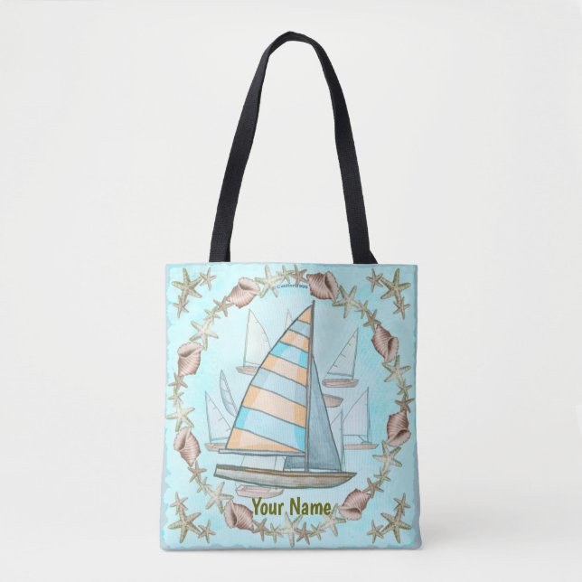 Bolsa tote de veleros (Anverso)