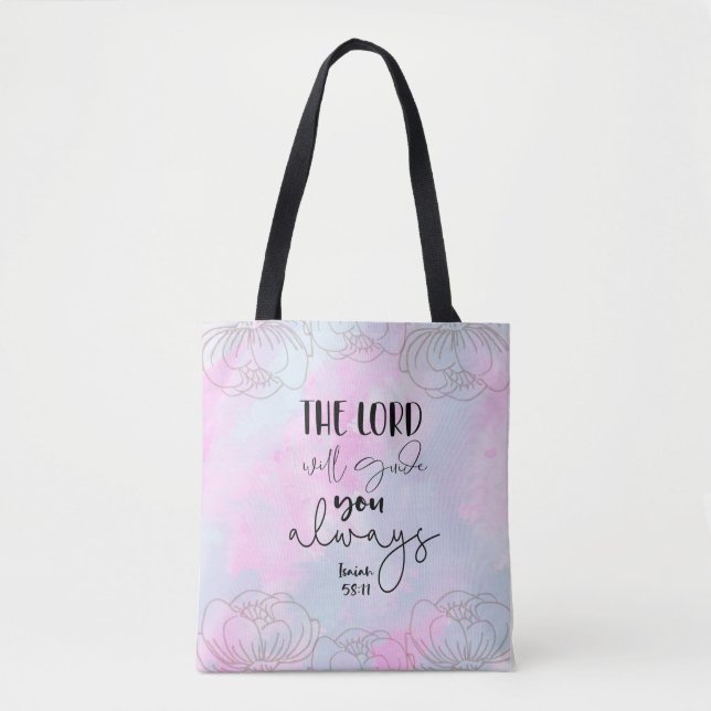 Bolsa Tote de versículos de la Biblia (Anverso)