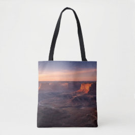 Bolsa tote del Cañón Palo Duro Diseño geológico de