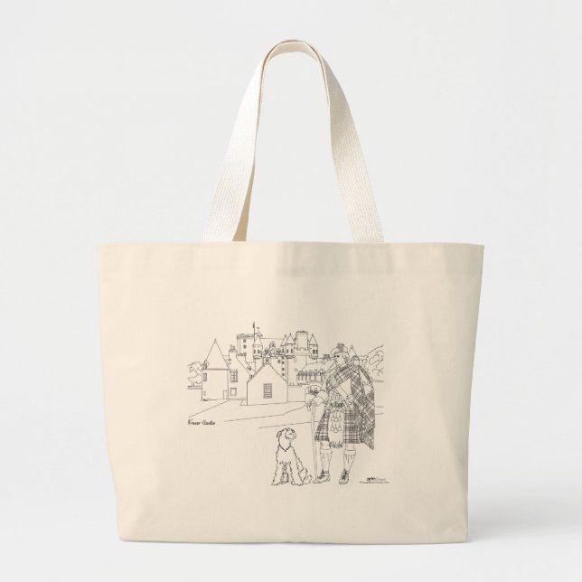 Bolsa Tote del Castillo de Fraser, Escocia (Frente)