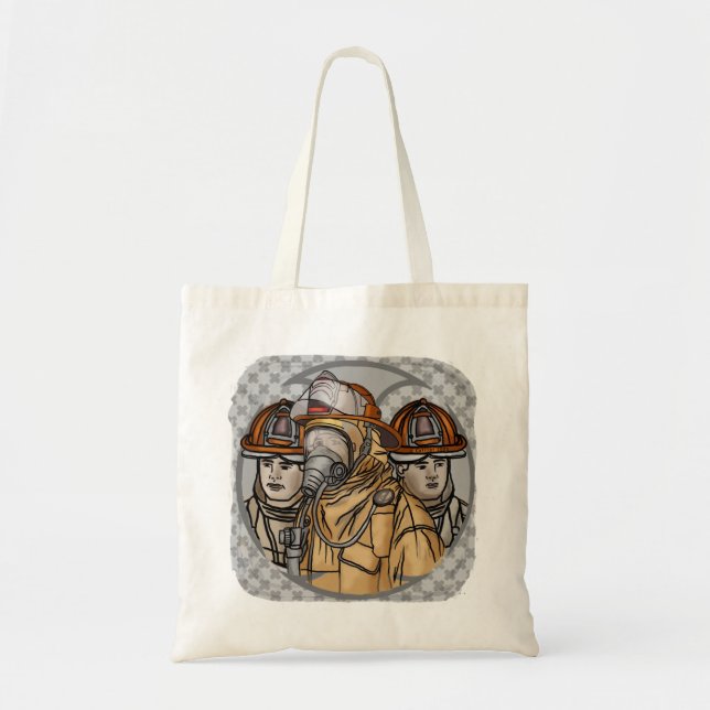 Bolsa tote del equipo de bomberos (Frente)