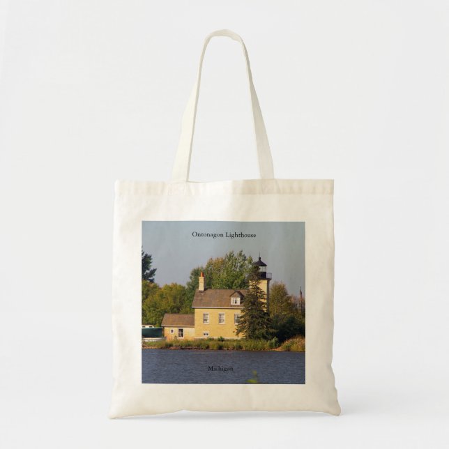 Bolsa tote del faro de Ontonagon 2023 (Frente)