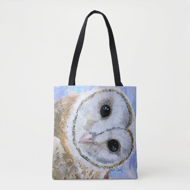 Bolsa tote diseñada por Owl (Anverso)