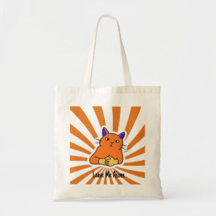 Bolsa Tote Divertida de Gato Gruñón "Déjame Solo"
