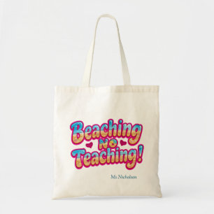 Bolsa Tote Divertida Para Maestros Regalo De Veran
