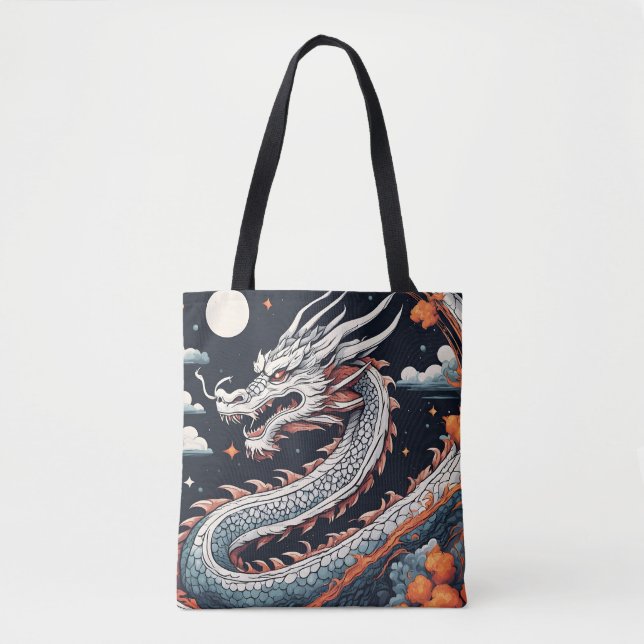 bolsa tote dragón nocturno (Anverso)