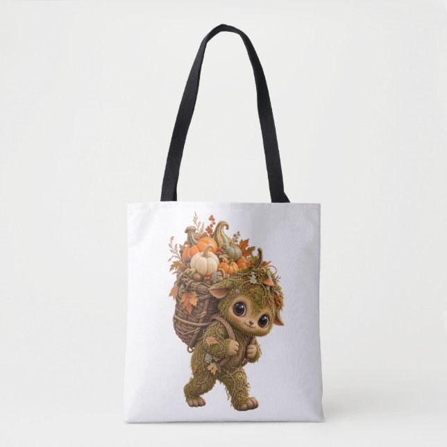 Bolsa Tote Duende del Bosque de Musgo (Anverso)