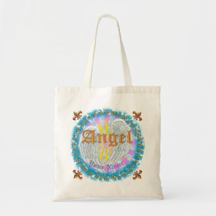 Bolsa tote económica de alas de ángel