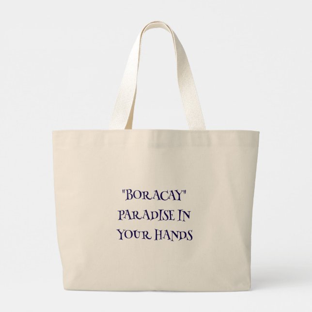 Bolsa Tote - Edición Boracay (Reverso)