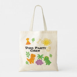 Bolsa Tote Editable con Estilo de Crayón – Dinosau
