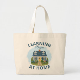 Bolsa Tote El Aprendizaje Comienza en Casa | Bolsa