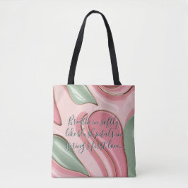 Bolsa tote en gráfico abstracto elegante