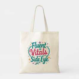 Bolsa Tote Enfermera Fluida en Signos Vitales y Mi