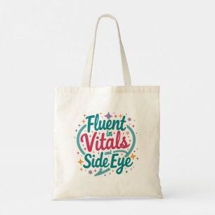Bolsa Tote Enfermera Fluida en Signos Vitales y Mi