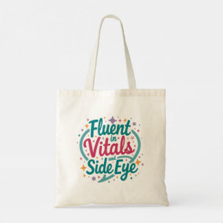 Bolsa Tote Enfermera Fluida en Signos Vitales y Mi