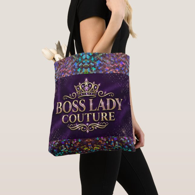 Bolsa tote estampada Boss Lady Couture (Detalle)
