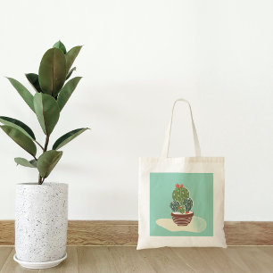 Bolsa tote estética de planta linda