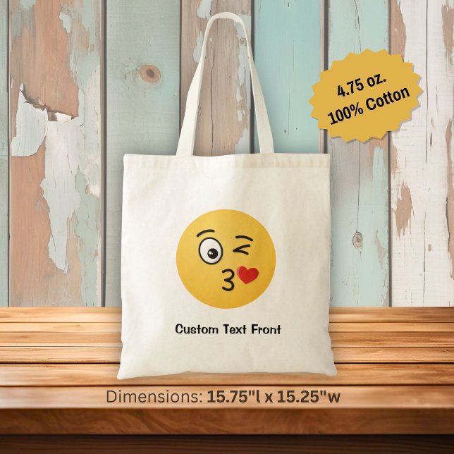 Bolsa Tote Face Throwing a Kiss (Subido por el creador)
