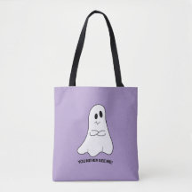 Bolsa Tote Fantasma Sarcástica – Nunca Me Ves