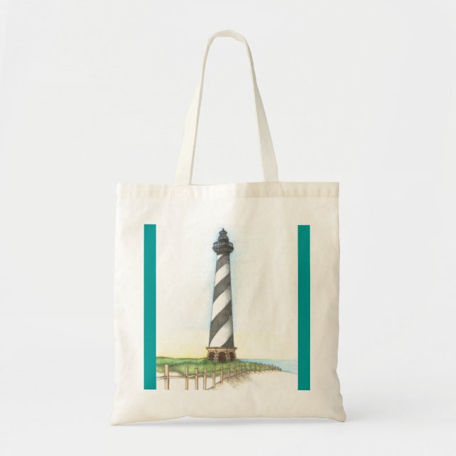 Bolsa Tote Faro de Cape Hatteras (Frente)