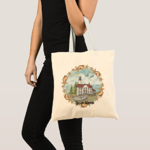 Bolsa Tote Faro de Conchas de Illinois