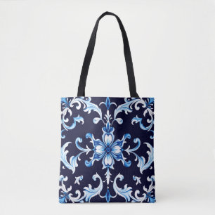 bolsa tote flor de azur