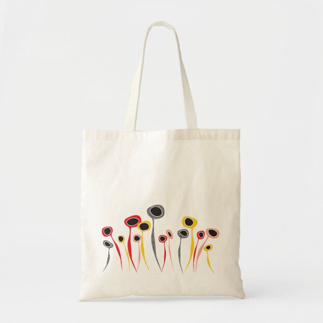 Bolsa Tote Flowers Retro (Frente)