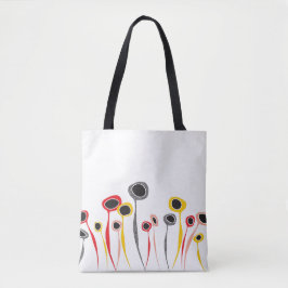 Bolsa Tote Flowers Retro