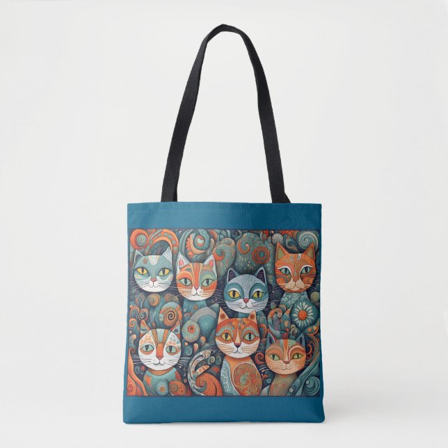 bolsa tote gatos tranquilizantes (Anverso)