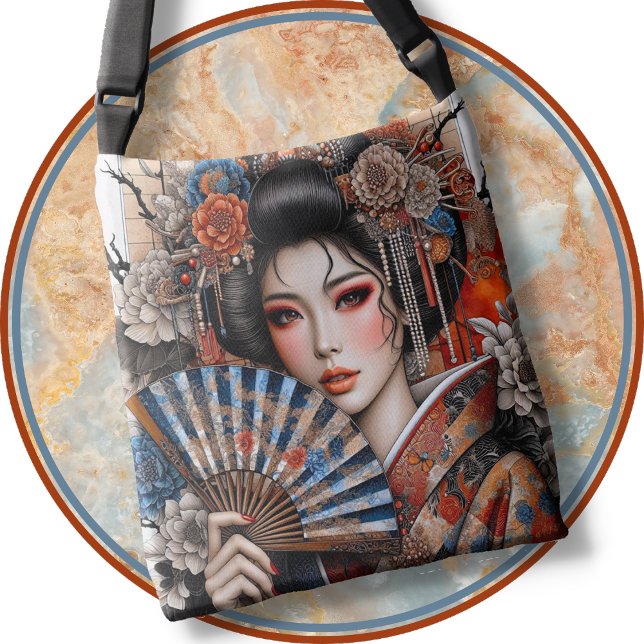 BOLSA TOTE - Geisha con Vestimenta Tradicional (Subido por el creador)