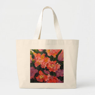 Bolsa Tote Gigante de Arte Abstracto Floral Be Gen