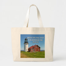 Bolsa Tote Gigante de la Isla Seguin, Maine