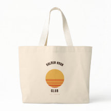 Bolsa tote gigante Golden Hour Club Retro Sunset