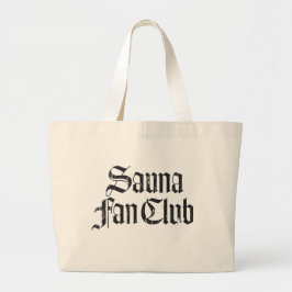 Bolsa Tote Gigante Negra Sauna Fan Club