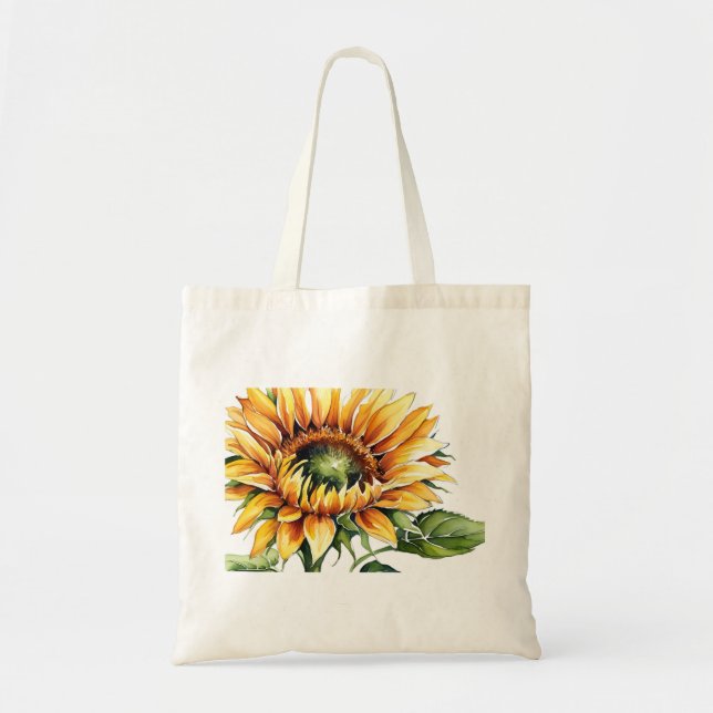 Bolsa Tote Girassol | Estilo e Praticidade (Frente)