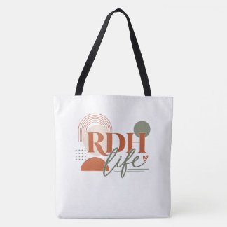 Bolsa tote grande RDH Life regalo higiene dental m