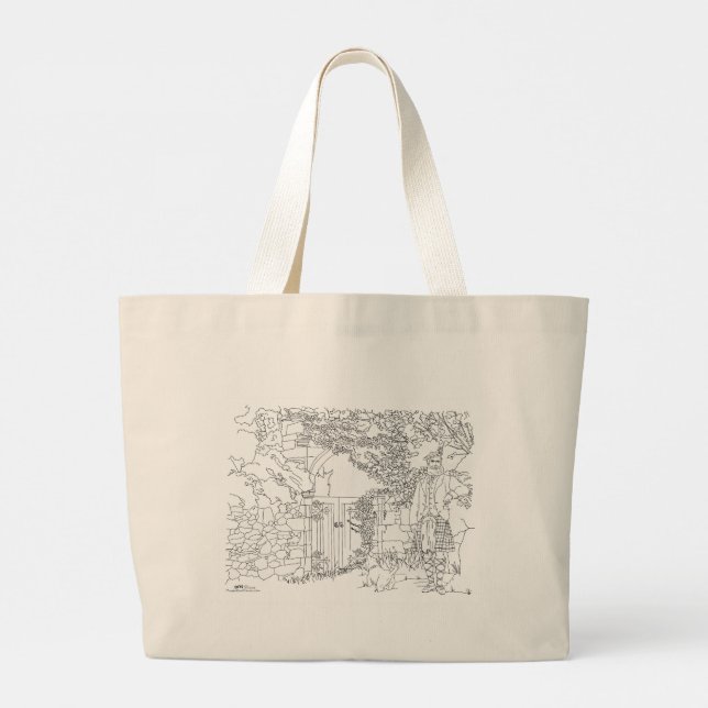 Bolsa Tote Highland Gent y perro Scottie (Reverso)