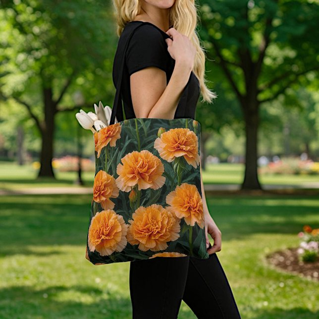 Bolsa Tote Imagen de Claveles Naranjas No. 2 (Subido por el creador)