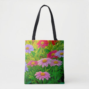 Bolsa tote Imagen de Flor No. 8, Serie Floral
