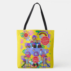 Bolsa Tote Juego de Perros Weenie