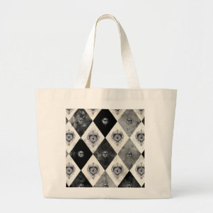 Bolsa tote jumbo Arlequín con ojos que todo lo ven