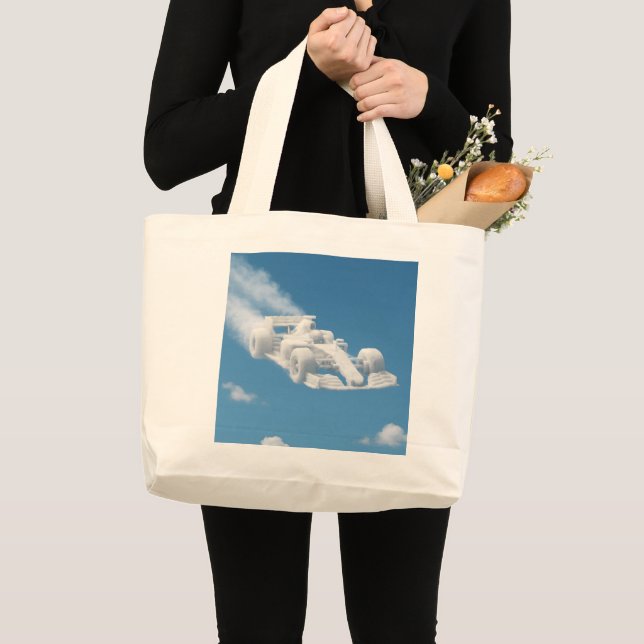 Bolsa tote jumbo Cloud racer de (Anverso (producto))