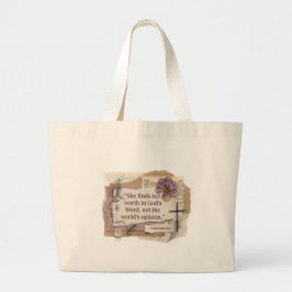 Bolsa tote jumbo estética Y2K digna de la palabra 